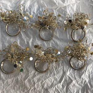 Elegant napkin rings-six